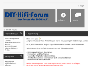 'diy-hifi-forum.eu' screenshot