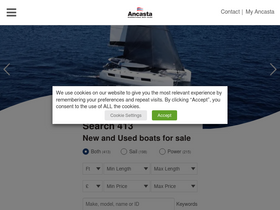 'ancasta.com' screenshot