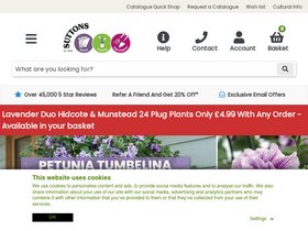 'suttons.co.uk' screenshot