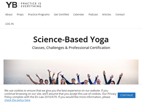 'yogabody.com' screenshot