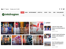 'intelregion.com' screenshot