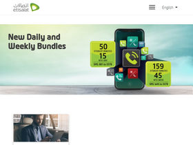 'etisalat.af' screenshot