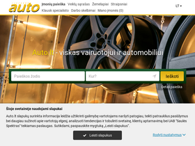 'auto.lt' screenshot