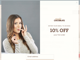 'simplychocolate.com' screenshot