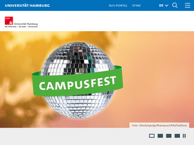 'uni-hamburg.de' screenshot