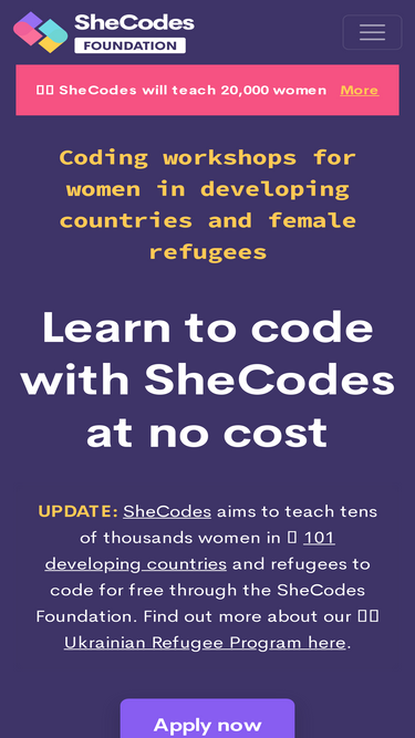shecodesfoundation.org