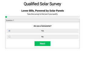 'qualifiedsolarsurvey.com' screenshot