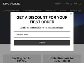kiwihome.shop homepage screenshot