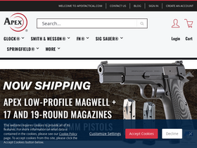 'apextactical.com' screenshot