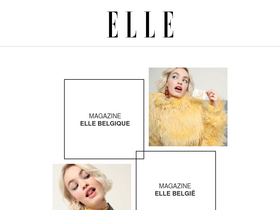 'elle.be' screenshot