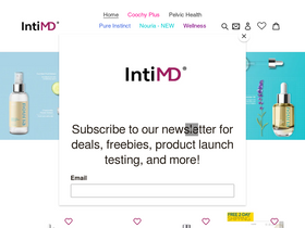 intimd.com homepage screenshot