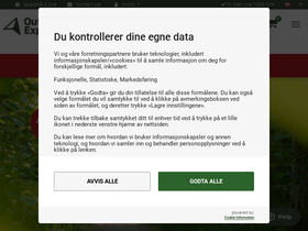 'outdoorexperten.no' screenshot
