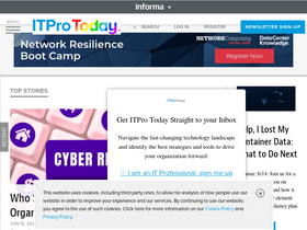 'itprotoday.com' screenshot