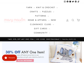 'marymaxim.ca' screenshot