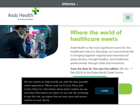 'arabhealthonline.com' screenshot