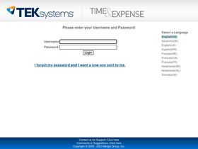 timeandexpense.teksystems.com Traffic Analytics & Market Share | Similarweb