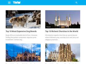 'themysteriousworld.com' screenshot