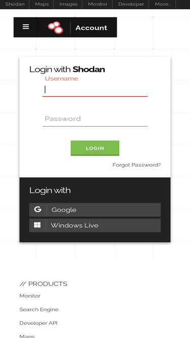 account.shodan.io