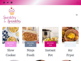 'sparklestosprinkles.com' screenshot