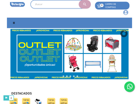 bebeglo.cl homepage screenshot