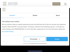 'baglionihotels.com' screenshot