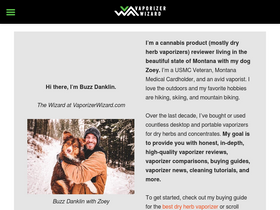 'vaporizerwizard.com' screenshot