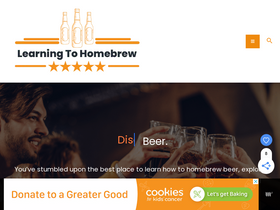'learningtohomebrew.com' screenshot