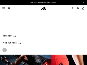 'adidas.com.my' screenshot