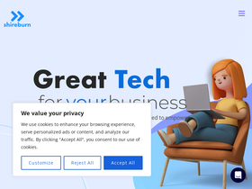 'shireburn.com' screenshot