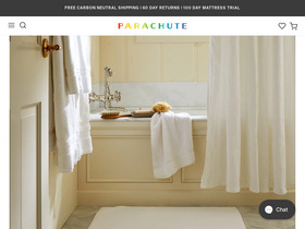 'parachutehome.com' screenshot
