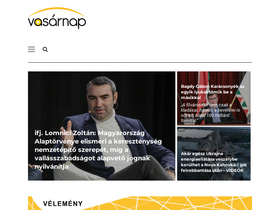 'vasarnap.hu' screenshot