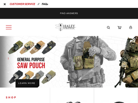 'haleystrategic.com' screenshot