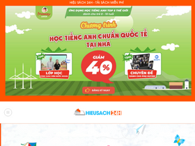 'hieusach24h.com' screenshot
