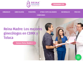 'reinamadre.mx' screenshot