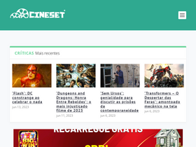 'cineset.com.br' screenshot