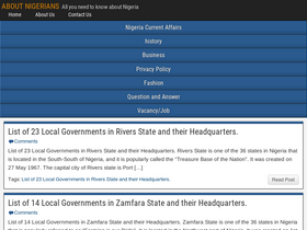 'aboutnigerians.com' screenshot