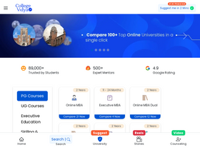 'collegevidya.com' screenshot
