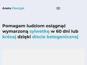 'anetaflorczyk.net' screenshot
