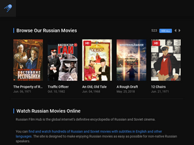 'russianfilmhub.com' screenshot