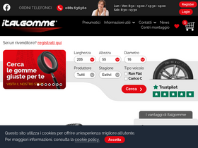 'italgommepneumatici.com' screenshot