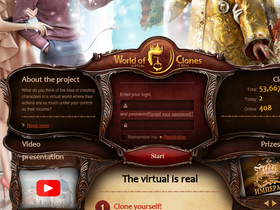 'clonesworld.com' screenshot