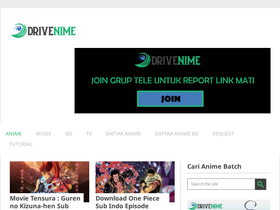 'drivenime.com' screenshot