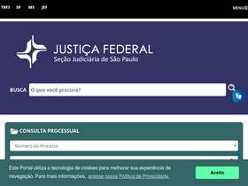 'jfsp.jus.br' screenshot