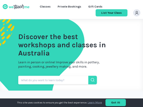 'weteachme.com' screenshot