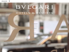 'bulgarihotels.com' screenshot