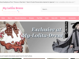 'my-lolita-dress.com' screenshot