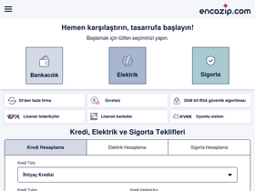 'encazip.com' screenshot