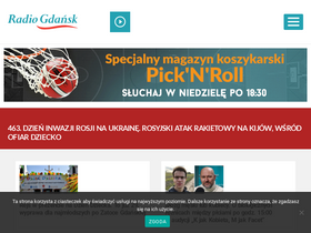 'radiogdansk.pl' screenshot