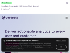 'gooddata.com' screenshot