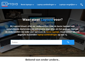 'laptoid.nl' screenshot